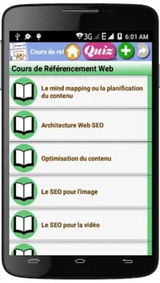 Cours de referencement web android App screenshot 2